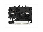 2-conductor through terminal block 2.5 mm&sup2;, black