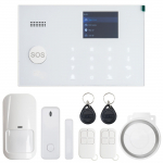 PNI SafeHome PT700 WiFi and GSM 4G wireless alarm system with monitoring and alert via Internet, SMS, voice call, Tuya Smart mobile application, integration in scenarios and smart automation with othe