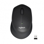 Computer mouse Logitech  | Mouse | M330 Silent Plus | Wireless | Black