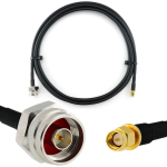 Rangeful SMA Male / N Male Hex 2m koaksiaalkaabel &mdash; HF240 (vastab LMR240) HF240-NMH-SM-2