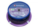Optical matrix Verbatim  VERBATIM DVD+R DL Verbatim 8.5GB 25pc
