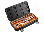 Wrench-set | 6-angles,socket spanner | 1/2" | 23pcs.