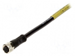 Connector: M8 | female | PIN: 4 | 3A | 30V | IP67 | Nano-Change | straight