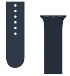 Strap iLike Silicone Strap APS Silicone Watch Band Ultra / 8/7/6/5/4/3/2 / SE (45/44 / 42mm) Strap Watchband Dark Blue
