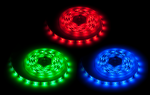 LED ribad // NEON FLEX LED strips // Zestaw oświetleniowy (sznur diodowy 150x5050SMD + zasilacz + kontroler kolor&oacute;w)