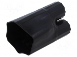 Cable breakout | 125/52mm | black | Diam.after shrinking: 46/22mm