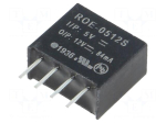 Converter: DC/DC | 1W | Uin: 4.5&divide;5.5V | Uout: 12VDC | Iout: 84mA | SIP4