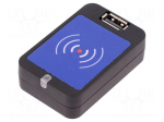 RFID reader | antenna | 60x39x16.5mm | USB | 4.3&divide;5.5V | Range: 100mm