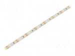 LED tape | white warm | 2835 | 12V | LED/m: 120 | 8mm | IP20 | 20W/m