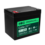 Greencell AGM VRLA 12V 80Ah maintenance-free battery for UPS, scales, camper (260x168x216mm)