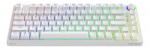Keyboard Savio Wireless Mechanical Phenix White 75% Outemu Yellow Pro