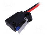 Microswitch SNAP ACTION | with lever | SPST-NC | 0.1A/125VAC | Pos: 2