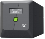Continuous power supply Green Cell Powerproof LCD UPS 750va 480W USB 2x Schuko + 2x IEC