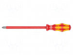 Screwdriver: insulated | Phillips | PH4 | Blade length: 200mm | 1kVAC