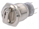 Switch: rotary | Pos: 2 | SPDT | 0.5A/220VAC | 1A/24VDC | -20&divide;55&deg;C | 50m&Omega;