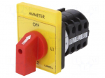 Switch: ammeter cam switch | Stabl.pos: 4 | 16A | OFF-L1-L2-L3 | Pos: 4