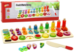 M&auml;nguala | PC | Konsoolid | Tarvikud // Harivad m&auml;nguasjad | Interaktiivsed | Loomingulised | Kunstilised // Zestaw Edukacyjny Sorter Drewniana Plansza Nauka Matematyki Owoce