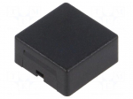 Button | Application: AML series | square | 15x15mm | Colour: black