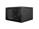 Lanberg WF01-6606-10B rack cabinet 6U Wall mounted rack Black