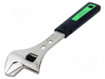 Wrench: adjustable | Overall len: 300mm | anti-slip grip