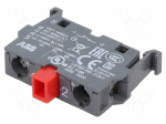 Contact block | 22mm | for back plate | Contacts: NC
