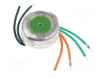 Transformer: toroidal | 10VA | 230VAC | 24V | 0.41A | 0.2kg | &Oslash;: 53mm | IP00