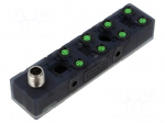 Distribution box | PIN: 3 | M8 female | socket | 24VDC | 1.5A | IP67