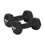 Uued tooted // Hantelki żeliwne neoprenowe HEX 2x5kg, REBEL ACTIVE