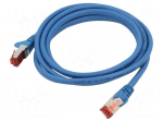 Patch cord | S/FTP | Cat 6 | RJ45 plug,both sides | stranded | Cu | 3m