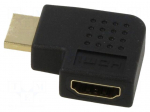 Adapter | HDMI socket,HDMI plug 90&deg; left/right | 8K,UHD 4320p