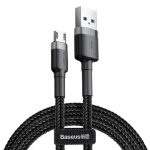 Cable USB A - micro USB 1m QC3.0 Cafule gray+black BASEUS