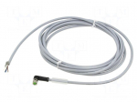 Cable: for sensors/automation | PIN: 4 | M8 female | angled | 4.5m