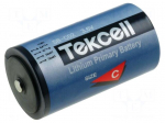 Battery: lithium | 3.6V | C | &Oslash;25.6x49.5mm | 8500mAh | non-rechargeable