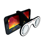 Homido Mini Virtual Reality Glasses for Smartphone Foldable VR Headset Compliant with iPhone & Android Cell Phone Vr Games 3D Movies