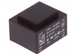 Transformer: encapsulated | 1.8VA | 230VAC | 15V | 120mA | Mounting: PCB