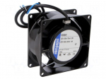 Fan: AC | axial | 230VAC | 80x80x38mm | 50m3/h | 31dBA | ball bearing