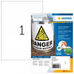 HERMA 9543 self-adhesive label Rectangle White 40 pc(s)