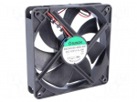 Fan: DC | axial | 12VDC | 120x120x25mm | 183.83m3/h | 44.5dBA | Len: 330mm