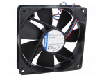 Fan: DC | axial | 119x119x25mm | 140m3/h | 38dBA | ball bearing | 2400rpm
