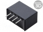 Converter: DC/DC | 2W | Uin: 5V | Uout: 5VDC | Iout: 40&divide;400mA | SMT8 | SMD