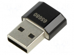 Adapter | HDMI socket,USB A plug | High Speed | black