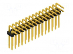 Connector: pin strips | pin header | male | PIN: 30 | THT | 3A | 100V | 2mm