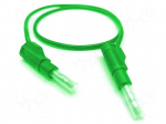 Test lead | 32A | banana plug 4mm,both sides | Urated: 600V | Len: 1m