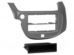Radio frame | Honda | 2 DIN | silver