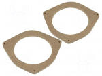 Spacer ring | MDF | 165mm | Toyota | impregnated,varnished