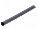 Heat shrink sleeve | glued | 4: 1 | 16mm | L: 1.2m | black | polyolefine