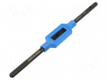 Tap wrench | Grip capac: M4-M12 | L: 265mm | zinc alloy | Silver