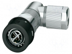 Connector: M12 | plug | PIN: 8 | 48V | angled | IP65 | crimped | X | 500mA