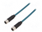 Cable: for sensors/automation | PIN: 8 | M12 male,both sides | 1m