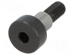 Shoulder screw | Mat: steel | Thread len: 8mm | Thread: M4 | Cut: imbus